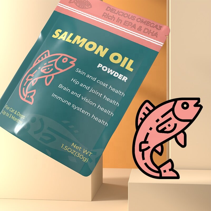 Salmon Powder Supplement - Manufacturer - Omega EPA DHA Skin Coat Health for Dogs