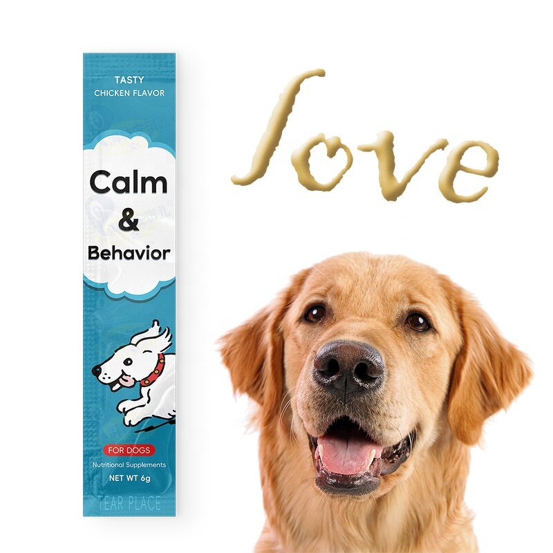 Calm Paste Supplement - Manufacturer - Stress Thunderstorms Travel Calm Relaxed Pet Care