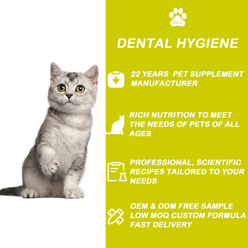 Cat Dental Chews - Manufacturer - Pet Dental Care Teeth Gums Freshening Breath Soft Chews