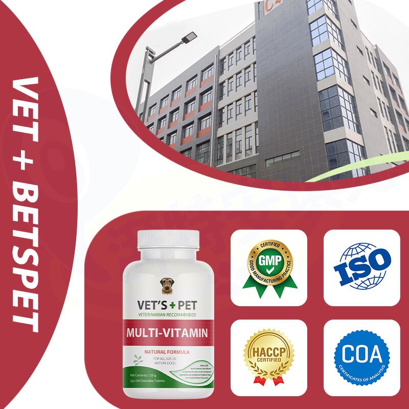 Dog Vitamin Tablets - Manufacturer - High Quality Custom Vitamin A & E Pet Health Care
