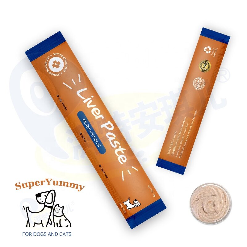 Pet Liver Paste Treats - Manufacturer - Dogs Cats Liver Health Support Nutrition Supplement