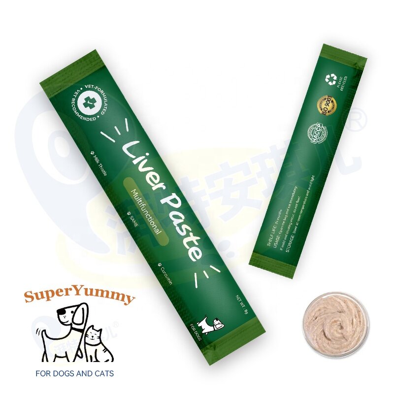 Pet Liver Paste Treats - Manufacturer - Dogs Cats Liver Health Support Nutrition Supplement