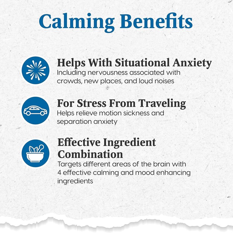 Calming Complex Supplement - Manufacturer - Custom Colostrum C3TM Travel Fireworks Grain-Free