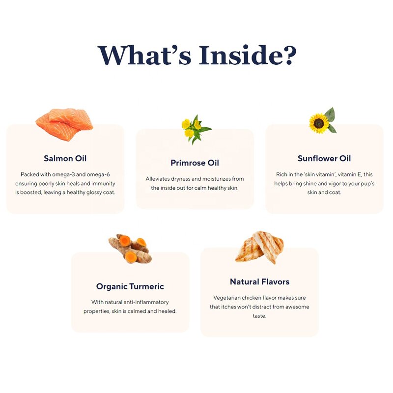 Salmon Oil Soft Chews - Manufacturer - Pet Supplement Skin Coat Omega 3 for Dogs Cats