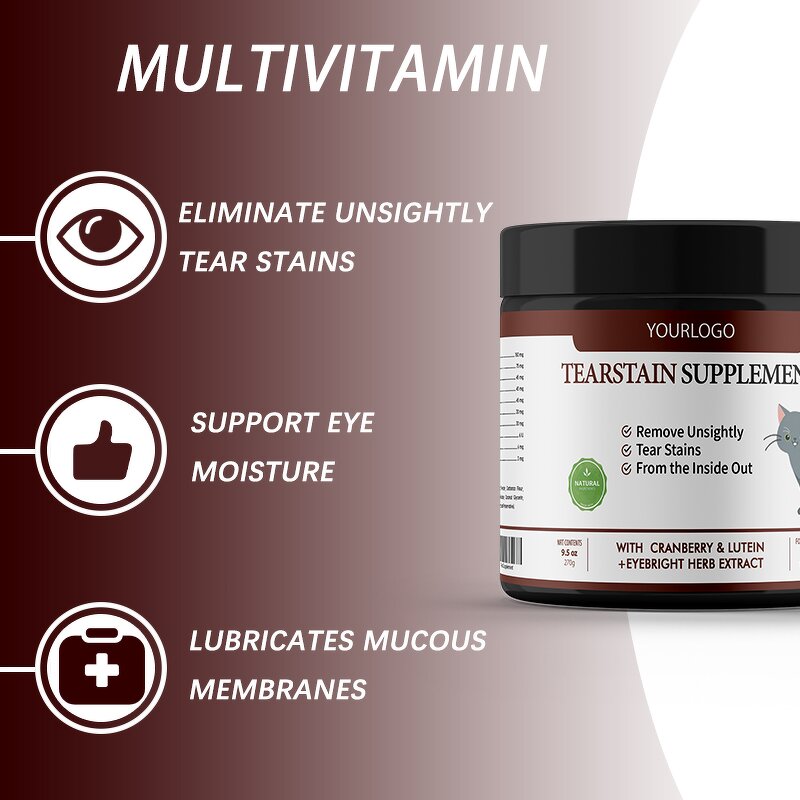 Tear Stain Soft Chews - Manufacturer - OEM/ODM Remover Eye Moisture Vision Immune Support