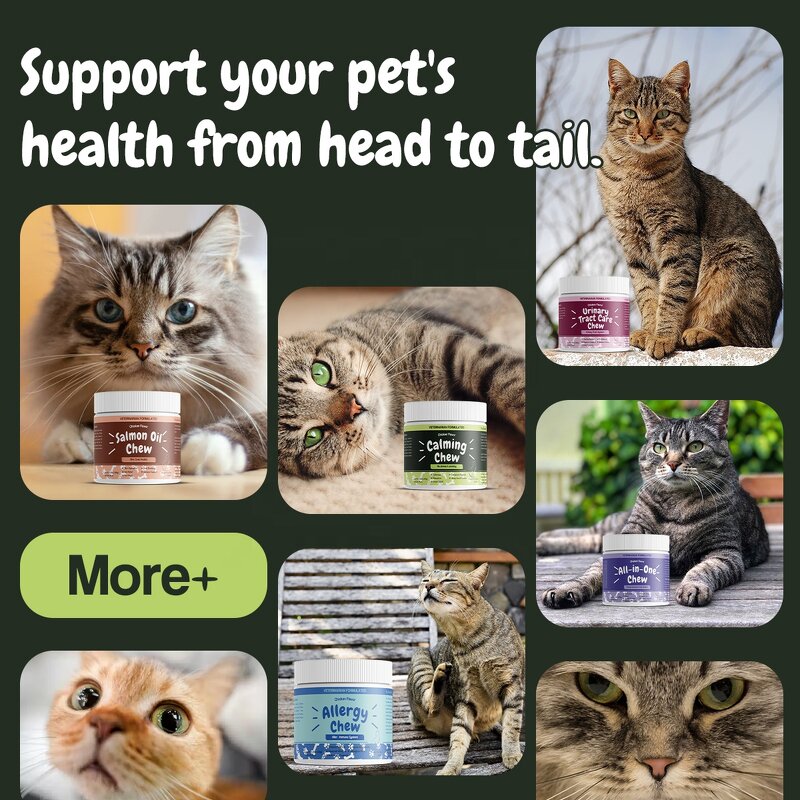 Cat Hemp Oil Supplement - Manufacturer - Private Label Organic Chamomile Colostrum Peptide