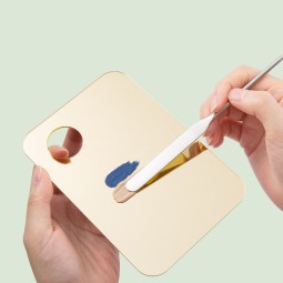 Makeup Palette Supplier - Gold Acrylic Mixing Palette Set