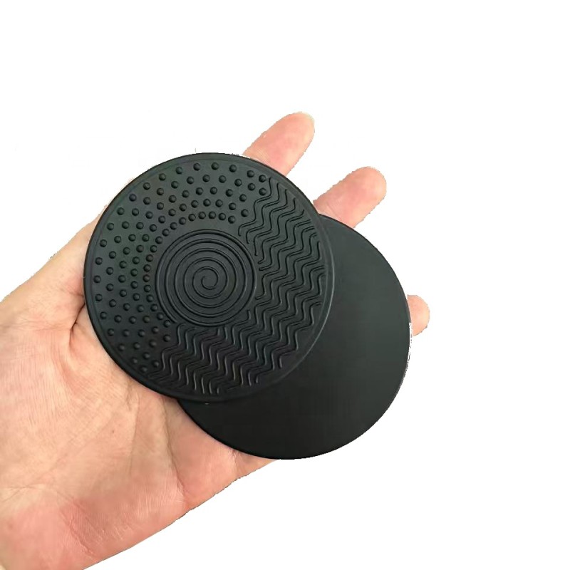 Makeup Brush Mat Manufacturer - Professional 8cm Round Cleaning Pad