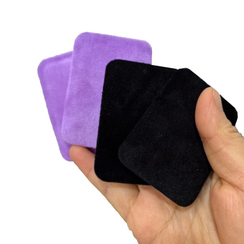 Powder Puff Containers Supplier - Custom Logo Microfiber PU Leather Case