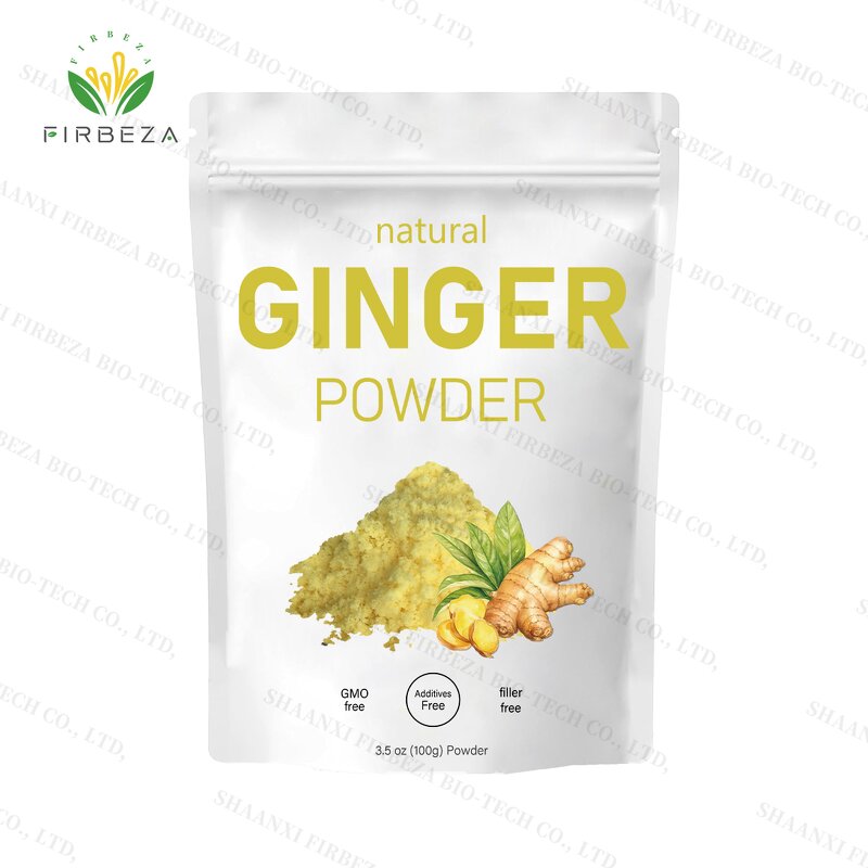 Ginger Powder - Manufacturer - Water Soluble Pure Organic Ginger Extract Powder