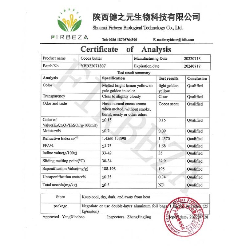 Cacao Butter - Manufacturer - Private Label Wholesale Bulk Raw Unrefined Cocoa Butter