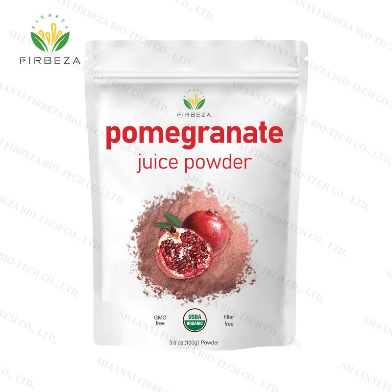 Pomegranate Powder - Manufacturer - Source Factory Organic Natural Pomegranate Extract Powder