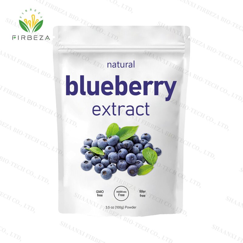Blueberry Powder - Manufacturer - OEM ODM Pure Organic Water Soluble Blueberry Extract