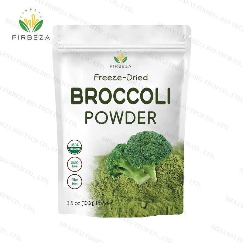 Broccoli Powder - Manufacturer - Factory Supply Freeze Dried Pure Natural Broccoli Extract