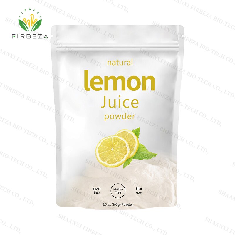 Lemon Powder - Manufacturer - 100% Natural Organic Lemon Juice Extract Powder Certified