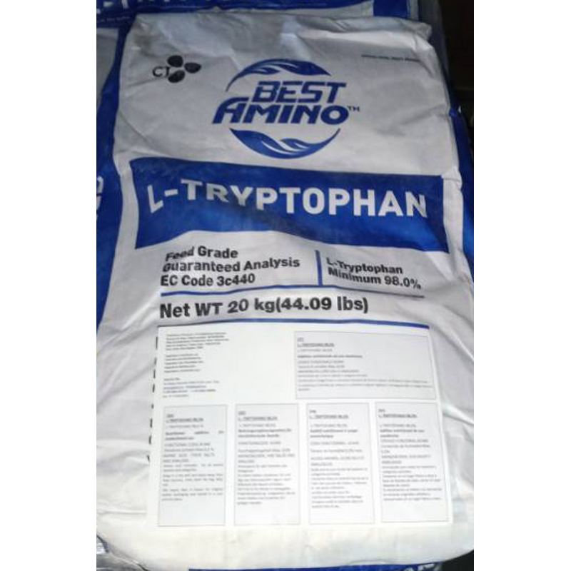 L-Tryptophan Powder Manufacturer - Feed Grade for Dairy & Piglets