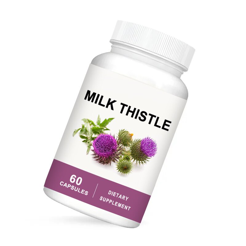 Milk Thistle Capsule - Manufacturer - Chardon Marie Natural Herbal Extract Supplement Capsule