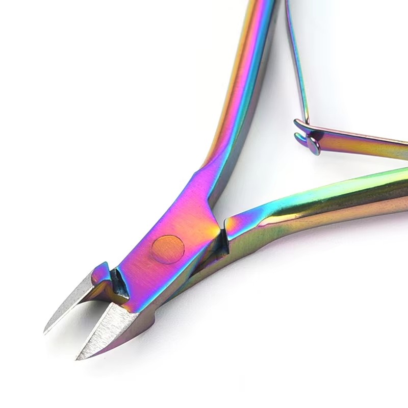 Color Titanium Clipper Factory - 501 Barbed Cuticle Nipper