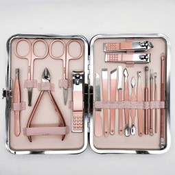 Nail Beauty Tools Supplier - 18pcs Travel Manicure Set Wholesale