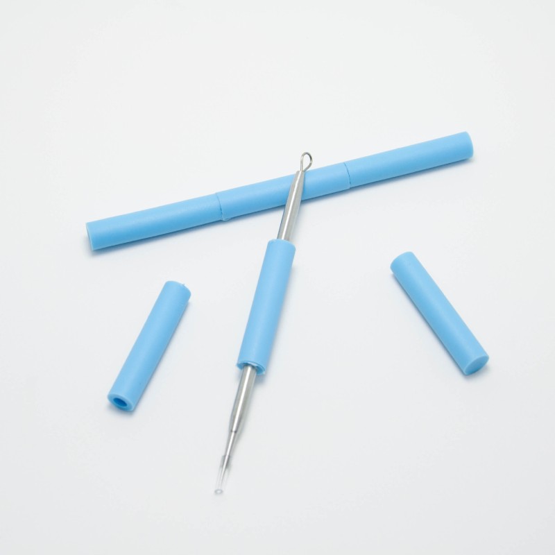 Acne Needle Supplier - Stainless Steel Double Head Silicone