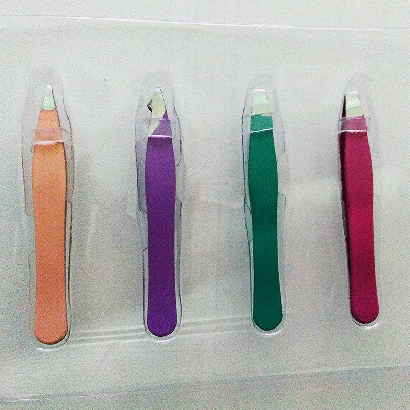 Eye Tweezer Set Factory - 4-Piece Lightweight Trimming