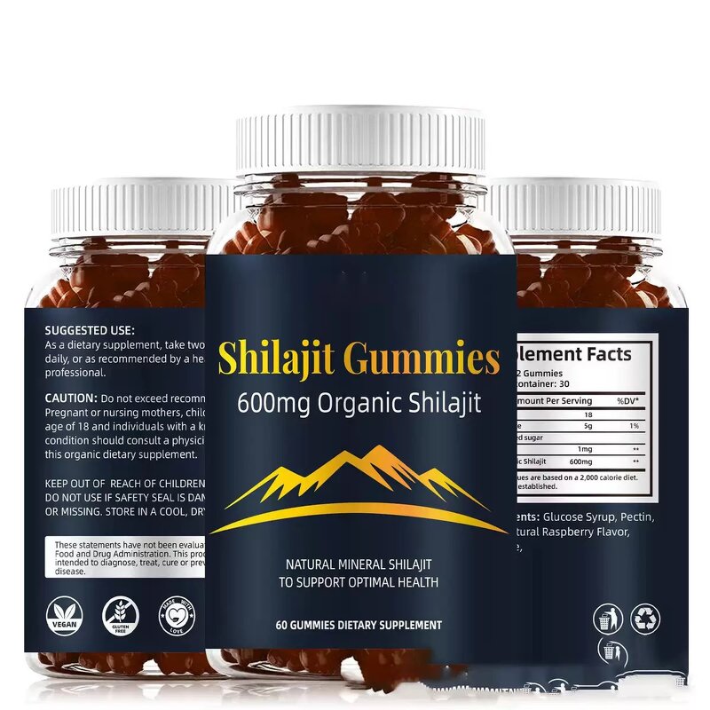 Shilajit Gummies Manufacturer - Fulvic Acid Custom Private Label