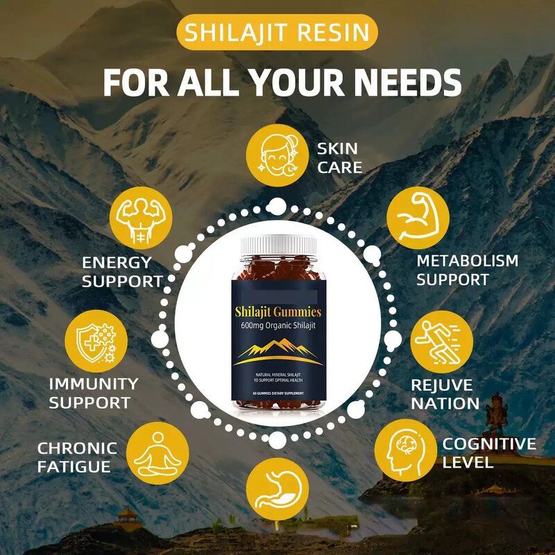 Shilajit Gummies Manufacturer - Fulvic Acid Custom Private Label