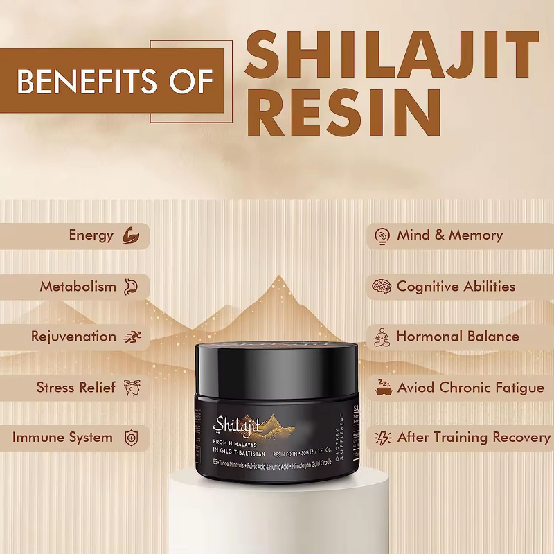Shilajit Resin Manufacturer - Pure Himalayan Organic for Adults