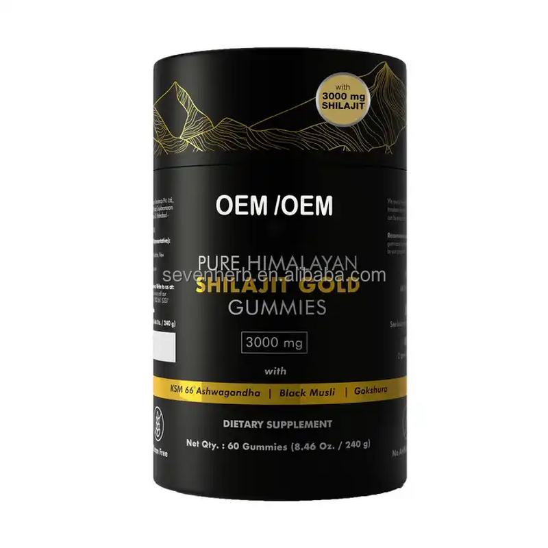 Shilajit Gummies Manufacturer - Himalayan 85+ Trace Minerals OEM