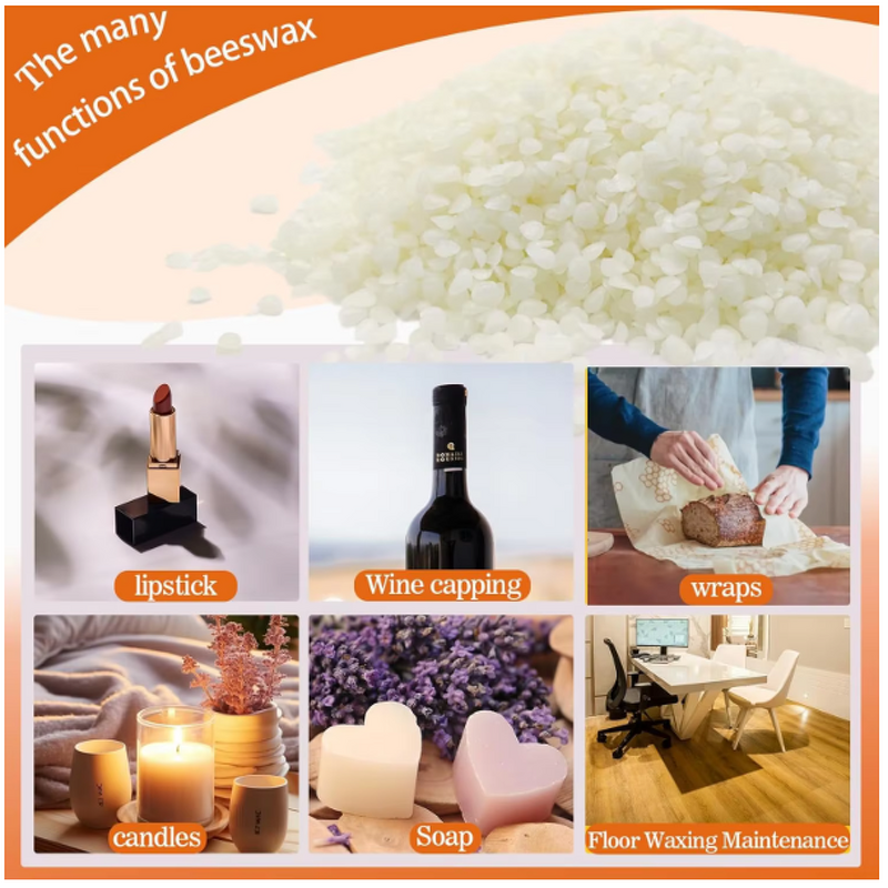 Beeswax Pellets Manufacturer - White Pure for DIY Cosmetics