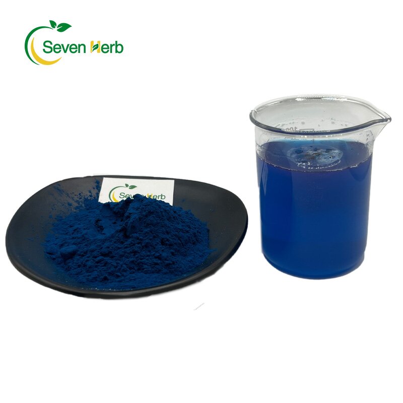 Phycocyanin Powder Manufacturer - Blue Spirulina Algae E6-E40