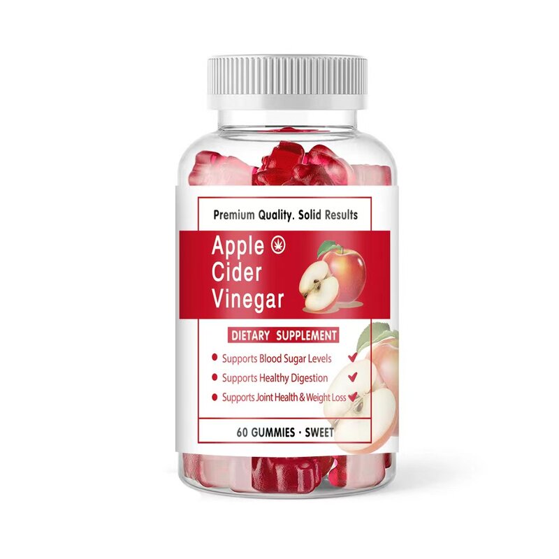Apple Cider Vinegar Gummy - Manufacturer - Factory Bear Vitamins Adult Defecation Support Cross-Border