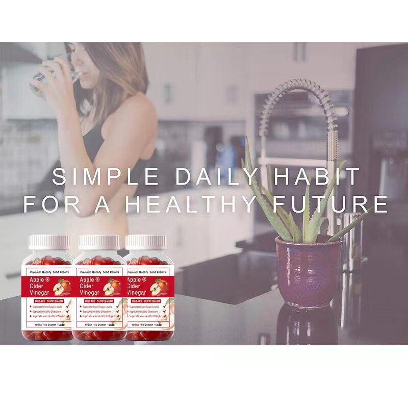 Apple Cider Vinegar Gummy - Manufacturer - Factory Bear Vitamins Adult Defecation Support Cross-Border