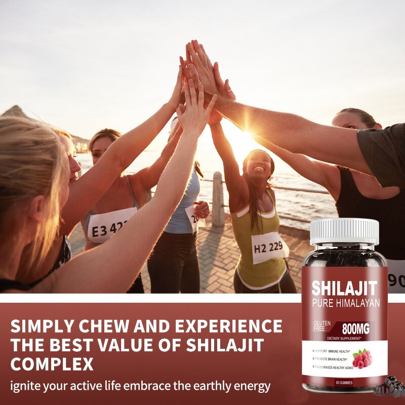Shilajit CoQ10 Gummy - Manufacturer - Custom Xilizhi Coenzyme Q10 Adult Healthcare Cross-Border