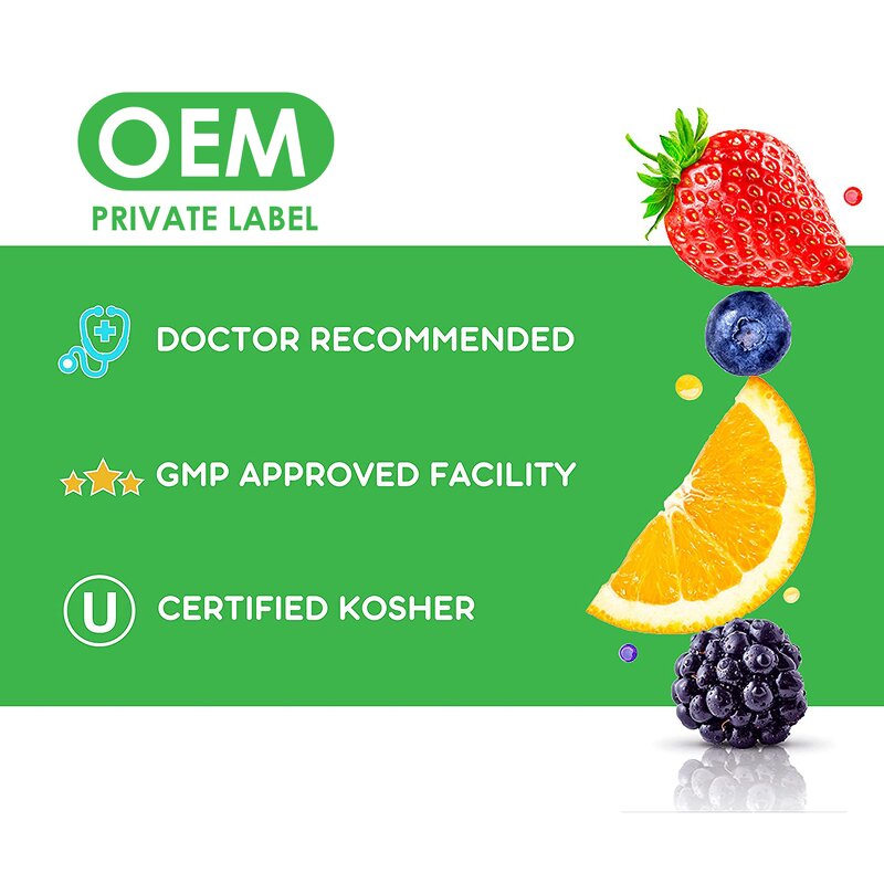 Probiotic Vitamin Gummy - Manufacturer - Adult Fruit Flavor Gastrointestinal Digestion Support