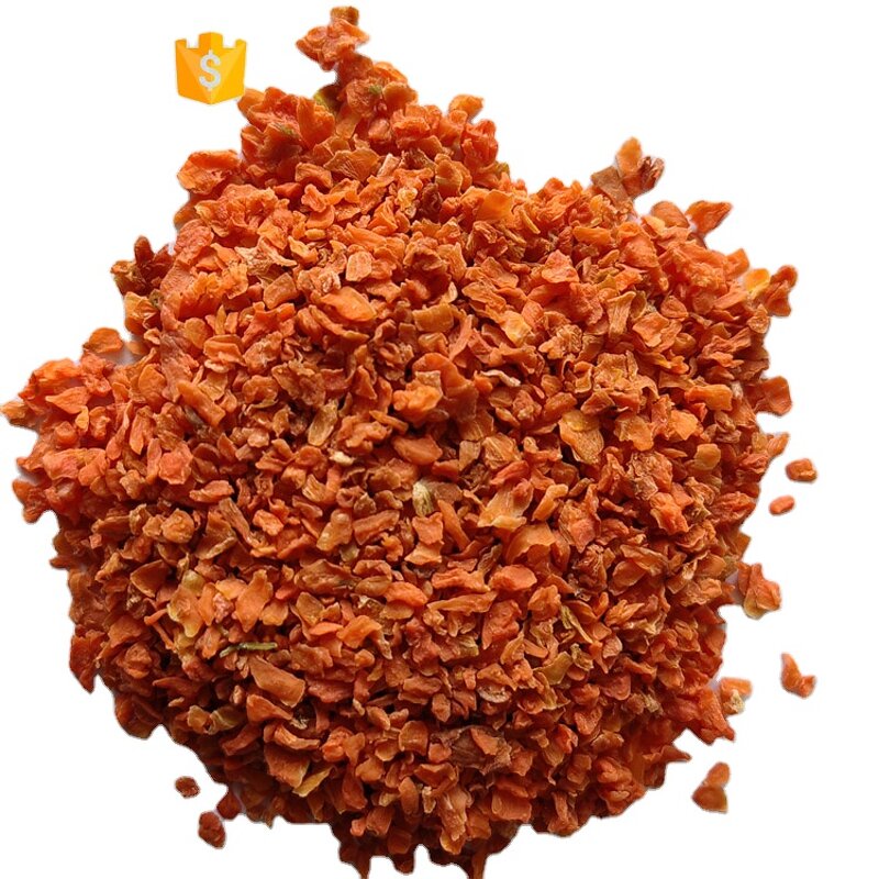 Carrot Flakes Manufacturer - Premium Dehydrated 3x3mm