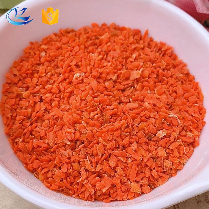 Carrot Flakes Manufacturer - Air-Dried Whole & Diced Cubes