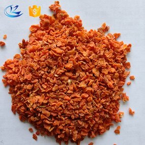 Carrot Flakes Manufacturer - Dehydrated 5x5 Dried Vegetables