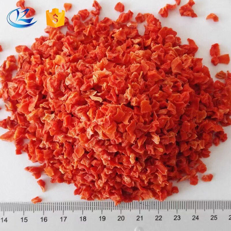 Carrot Flakes Manufacturer - Air-Dried Whole & Diced Cubes