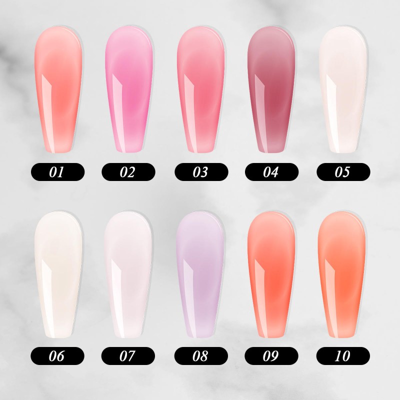 Poly Gel Kit Wholesale - 15 Colors 30ml Soak Off Gel