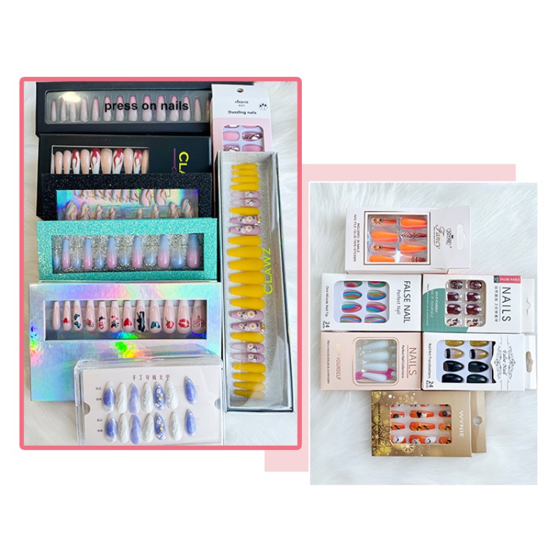 Press on Nails Manufacturer - Custom Ballerina Coffin Tip Nails