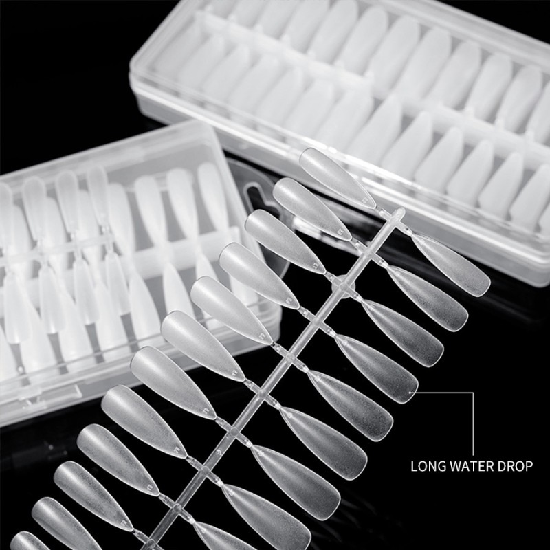 Nail Forms Factory - 308pcs Crystal Extension Gel Tips