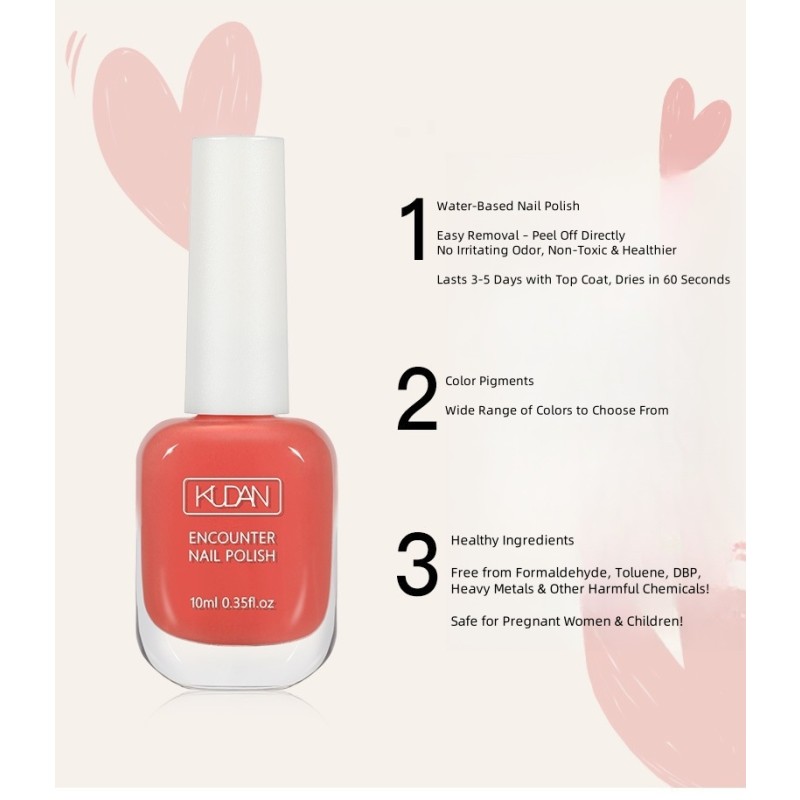 Nail Polish Supplier - 10ml Water-based Peelable Armor Polish