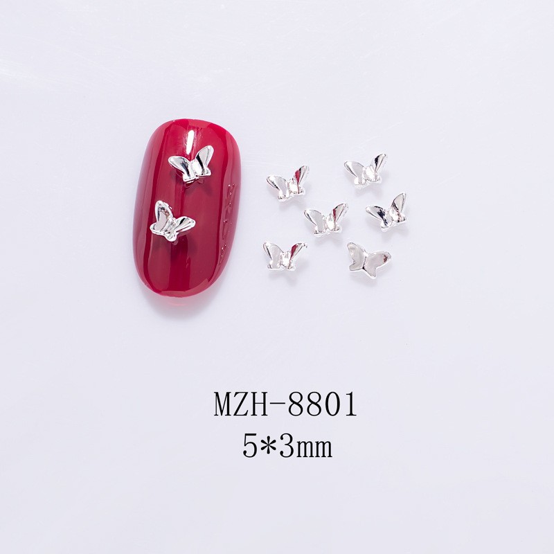 Nail Charms Wholesale - Butterfly Spark Alloy Manicure Charms