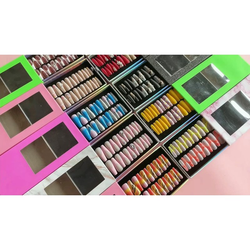 Press on Nails Manufacturer - Custom Ballerina Coffin Tip Nails