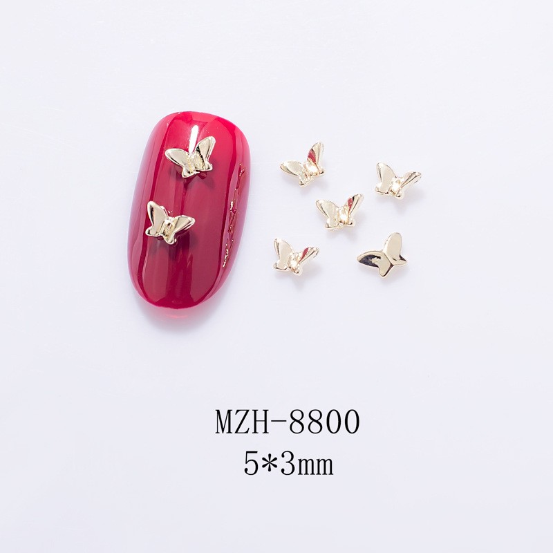 Nail Charms Wholesale - Butterfly Spark Alloy Manicure Charms