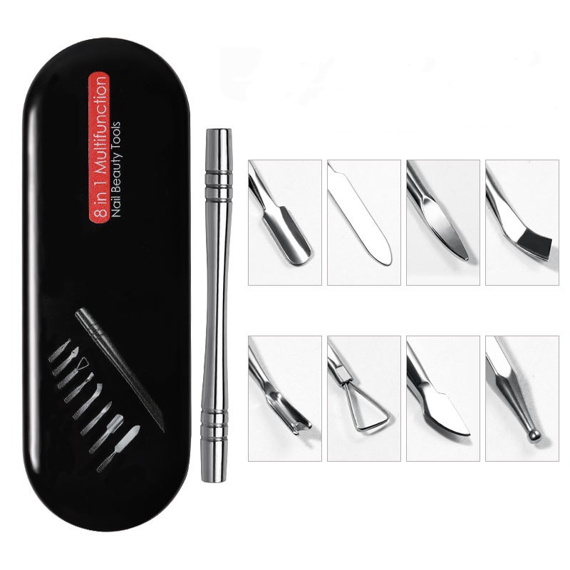 Nail Tool Set Factory - Rose Gold Cuticle Nipper Pusher