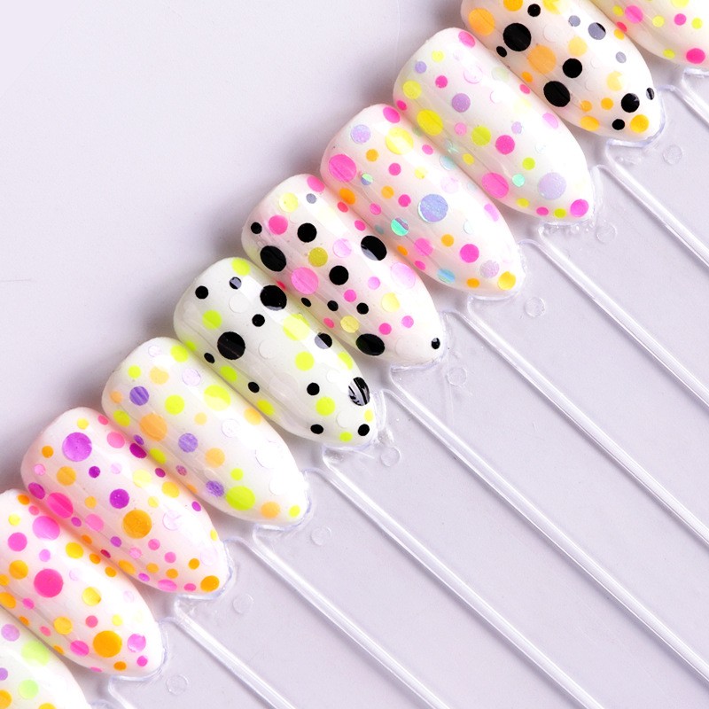 Acrylic Powder Supplier - Champagne Gold Mixed Sequins