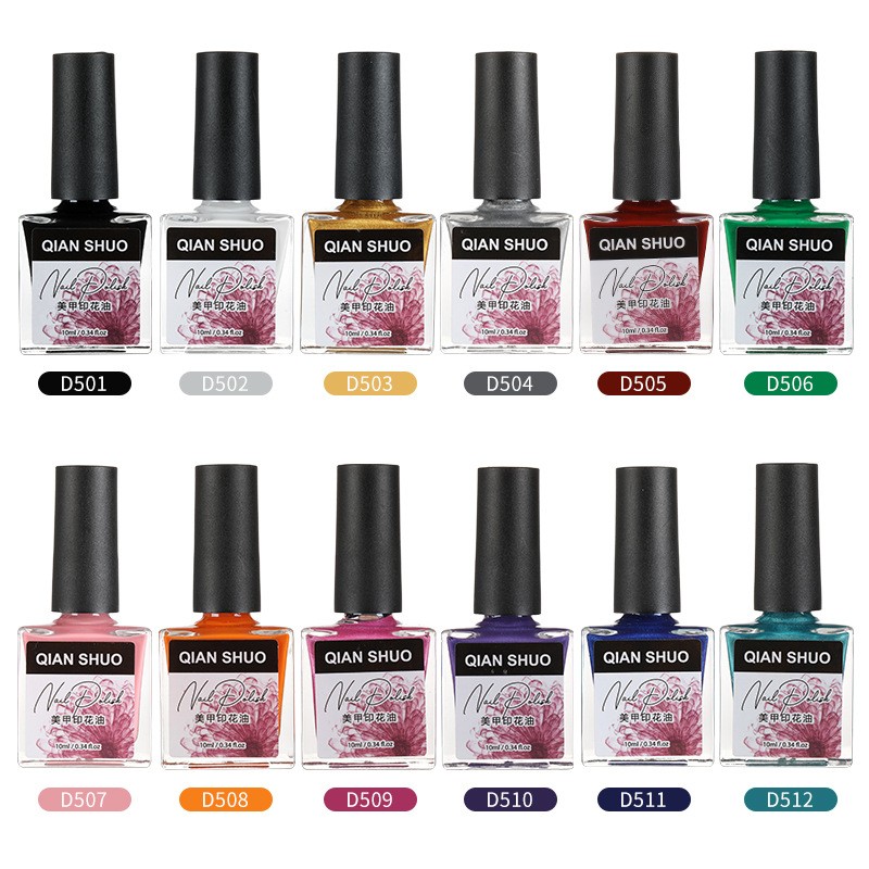 Stamping Gel Supplier - 12 Colors Nail Art Stamp Paint