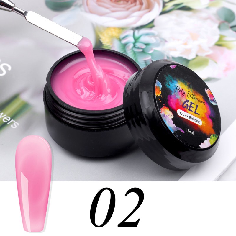 Poly Gel Kit Wholesale - 15 Colors 30ml Soak Off Gel